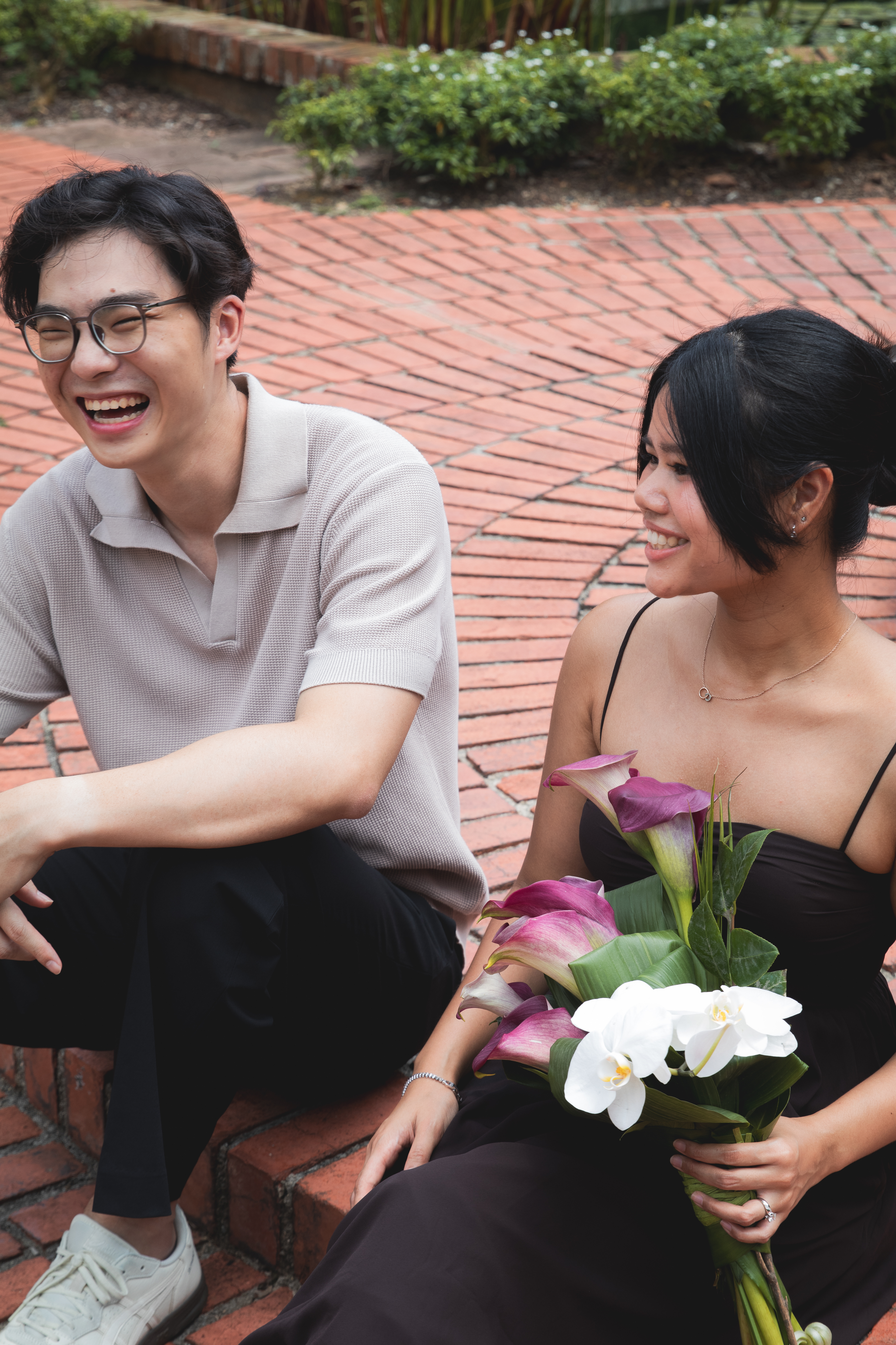 Reception venue in the evening