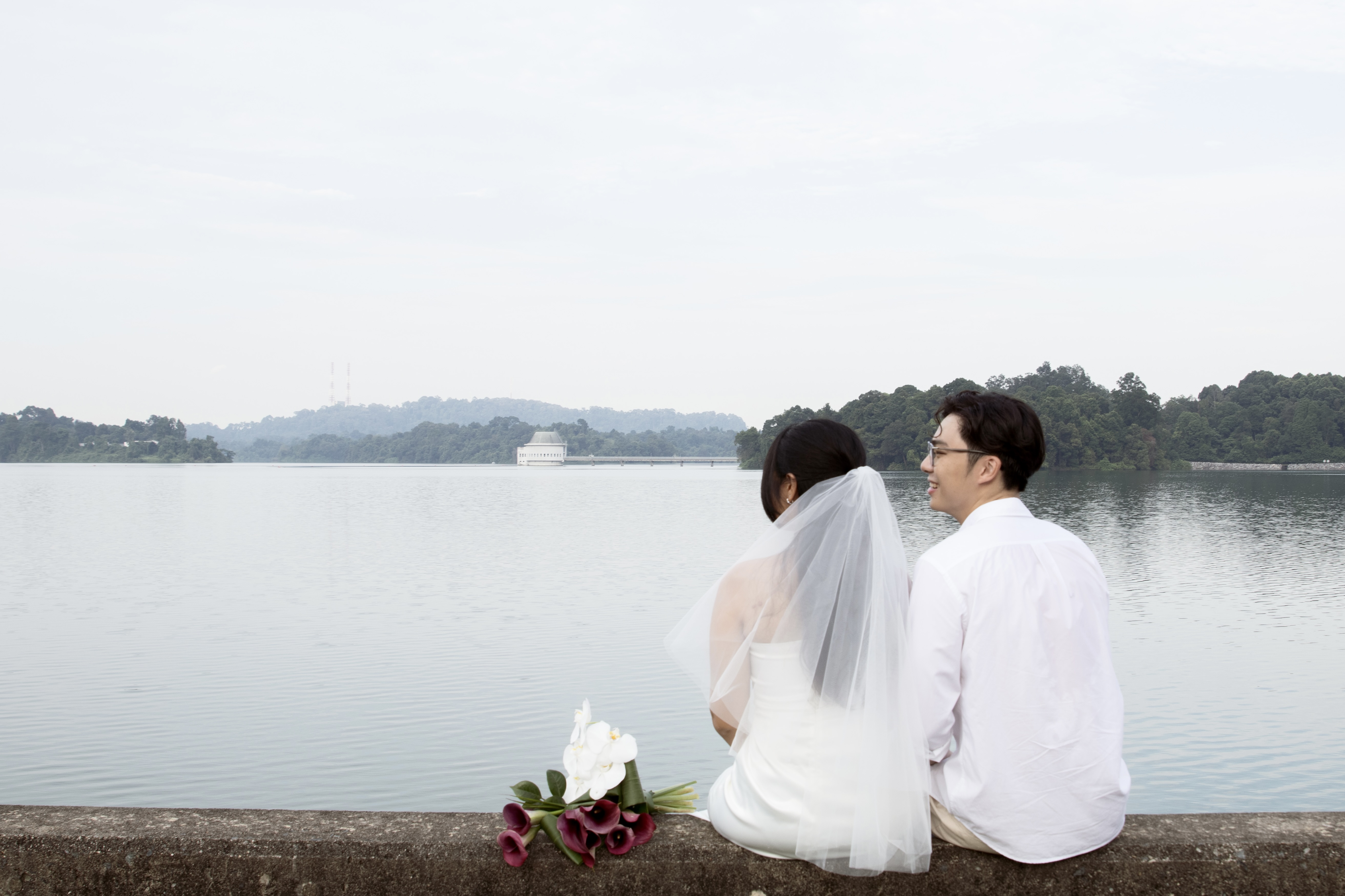 Beautiful venue at golden hour