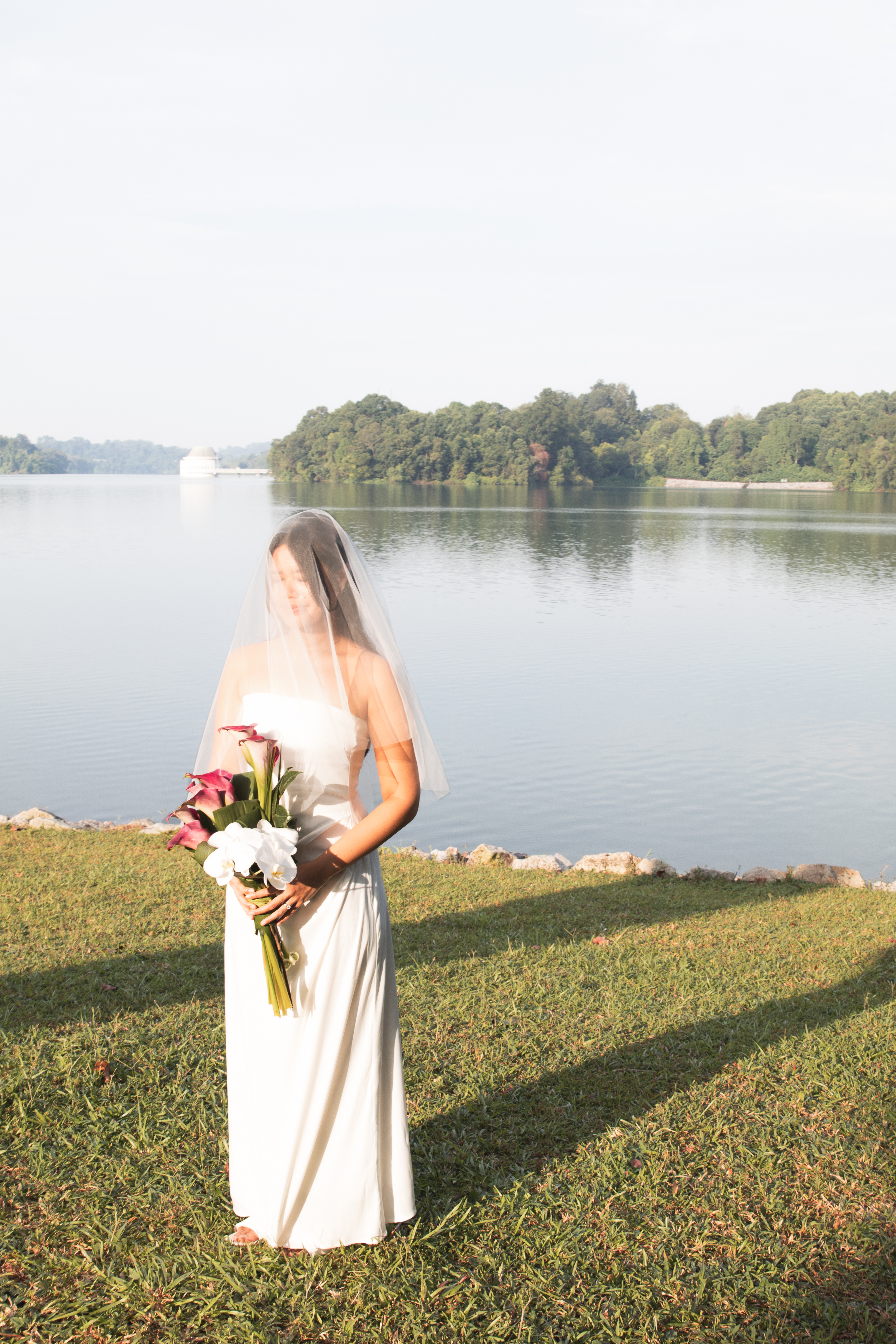 Couple in a garden setting